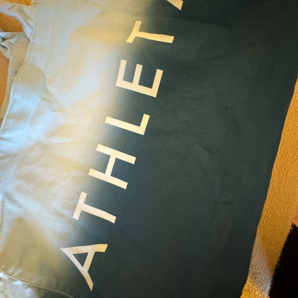 Athleta Ombre Blue and White Tote Bag - Picture 2 of 4